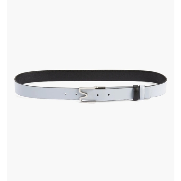 Alexander Mcqueen Sharp Reversible Belt in Black/Spring - Picture 6 of 6